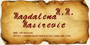 Magdalena Maširević vizit kartica